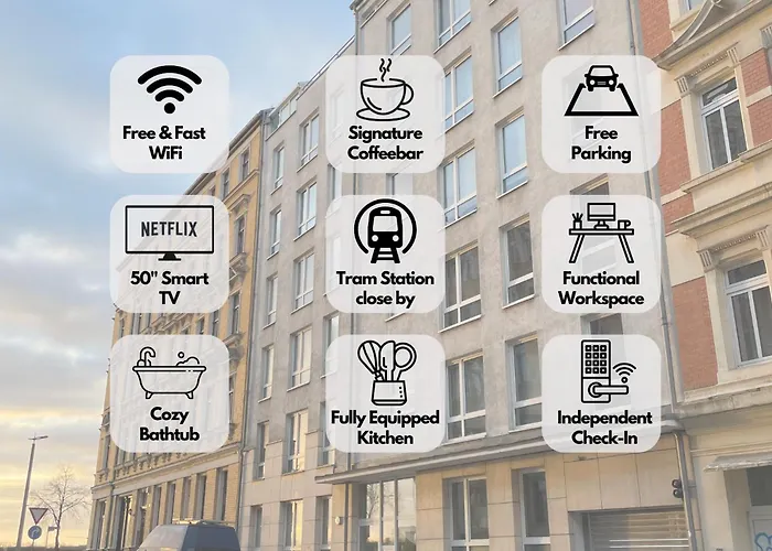 Design Lilly - Balkon - Wlan - Zentral Leipzig